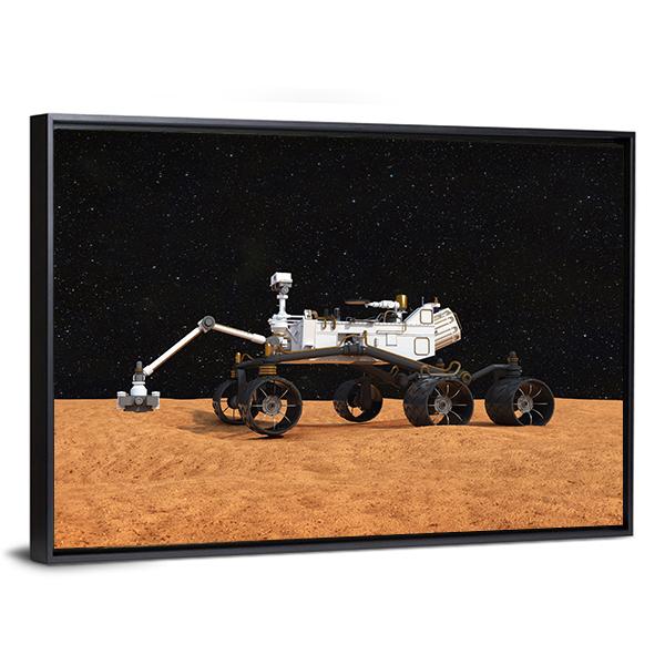 Curiosity Mars Rover Canvas Wall Art-5 Horizontal-Gallery Wrap-22" x 12"-Tiaracle