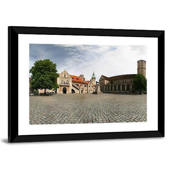 Dankwarderode Castle Canvas Wall Art-3 Horizontal-Gallery Wrap-25" x 16"-Tiaracle