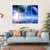 Deep Blue Space Canvas Wall Art-4 Horizontal-Gallery Wrap-34" x 24"-Tiaracle