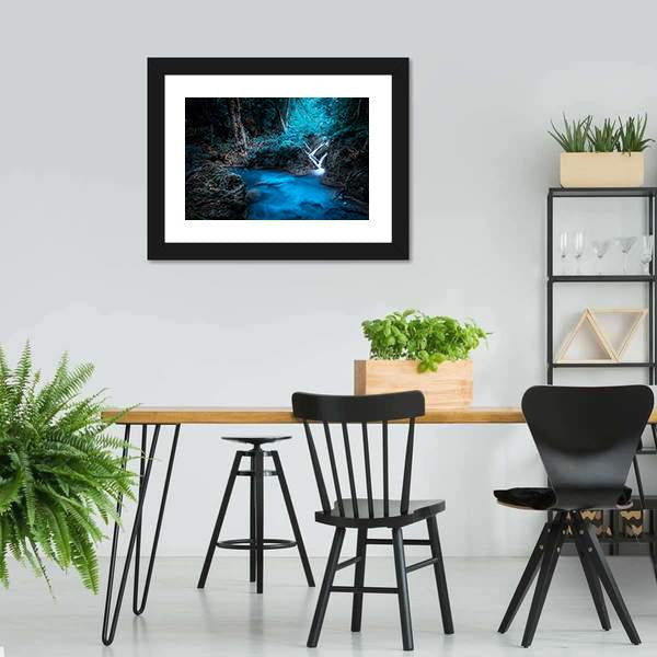 Deep Tropical Rain Forest Canvas Wall Art-3 Horizontal-Gallery Wrap-25" x 16"-Tiaracle