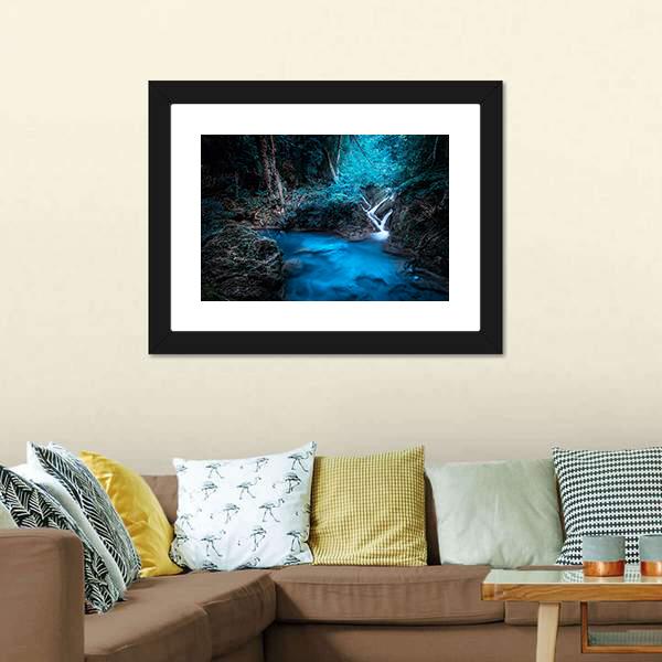 Deep Tropical Rain Forest Canvas Wall Art-3 Horizontal-Gallery Wrap-25" x 16"-Tiaracle