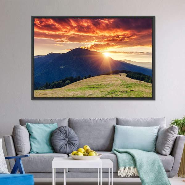 Dramatic Scenery Ukraine Canvas Wall Art-3 Horizontal-Gallery Wrap-25" x 16"-Tiaracle