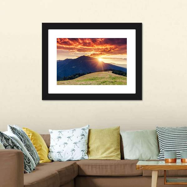 Dramatic Scenery Ukraine Canvas Wall Art-3 Horizontal-Gallery Wrap-25" x 16"-Tiaracle