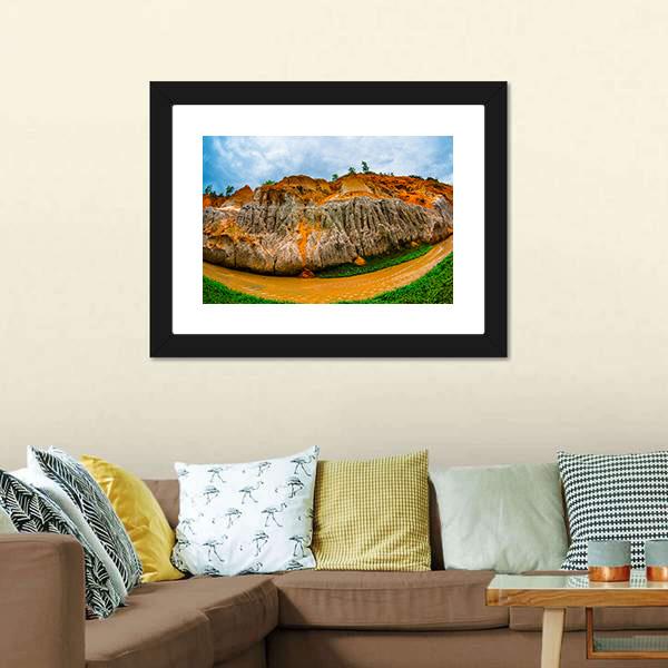 Fairy Stream Vietnam Canvas Wall Art-3 Horizontal-Gallery Wrap-25" x 16"-Tiaracle