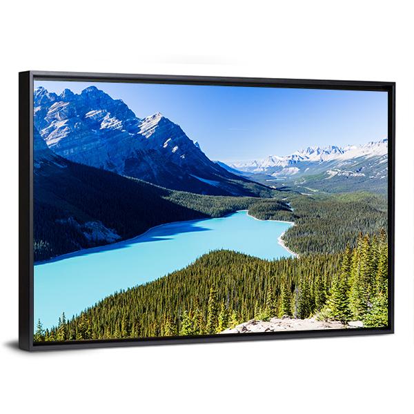 Icefields Parkway Canvas Wall Art-3 Horizontal-Gallery Wrap-25" x 16"-Tiaracle