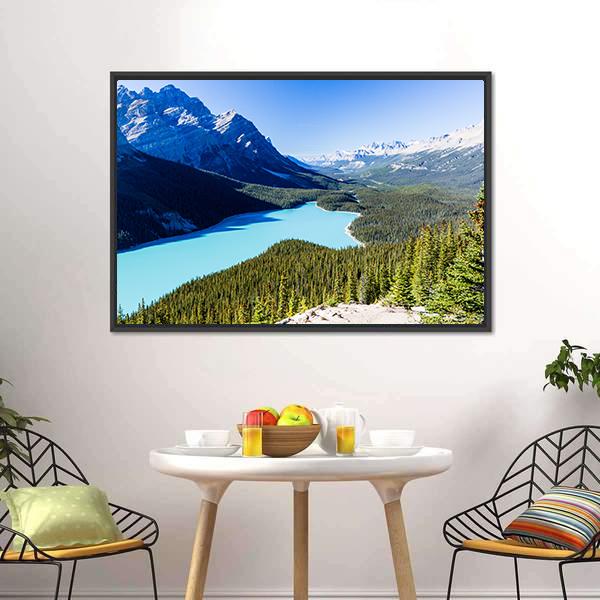 Icefields Parkway Canvas Wall Art-3 Horizontal-Gallery Wrap-25" x 16"-Tiaracle