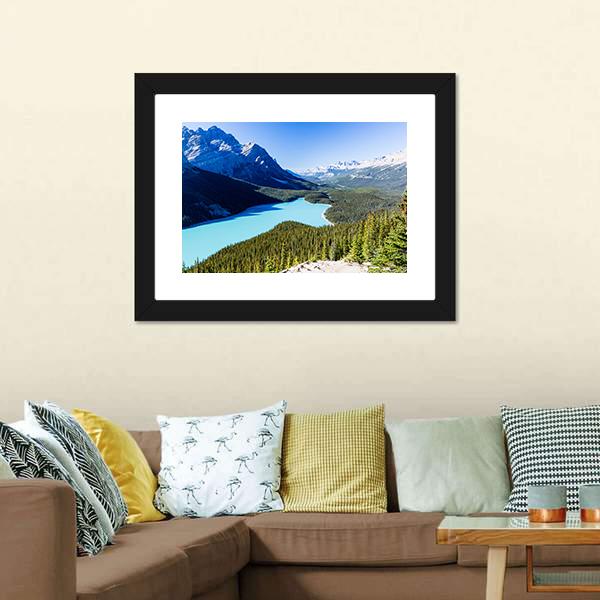 Icefields Parkway Canvas Wall Art-3 Horizontal-Gallery Wrap-25" x 16"-Tiaracle
