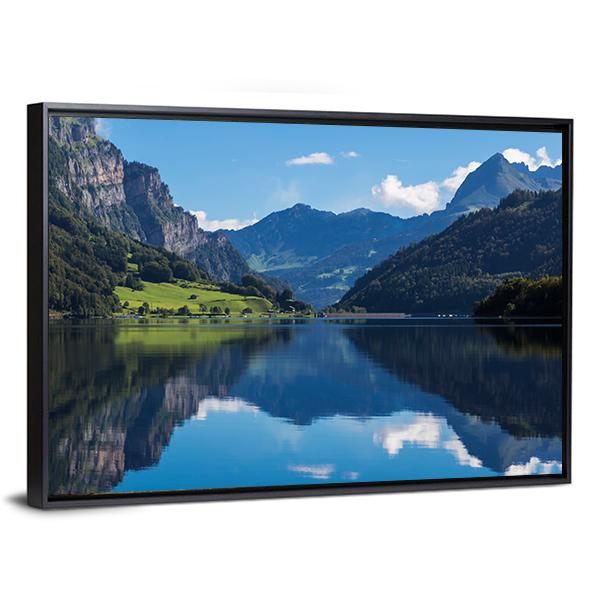Klontalersee Lake Canvas Wall Art-3 Horizontal-Gallery Wrap-25" x 16"-Tiaracle