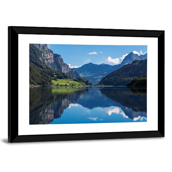 Klontalersee Lake Canvas Wall Art-3 Horizontal-Gallery Wrap-25" x 16"-Tiaracle