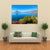 Lake Atitlan With Volcanoes Canvas Wall Art-4 Horizontal-Gallery Wrap-34" x 24"-Tiaracle