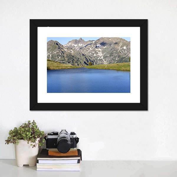 Lake Of Querol Canvas Wall Art-3 Horizontal-Gallery Wrap-25" x 16"-Tiaracle