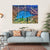 Lake Surrounded By Mountain Canvas Wall Art-1 Piece-Gallery Wrap-36" x 24"-Tiaracle