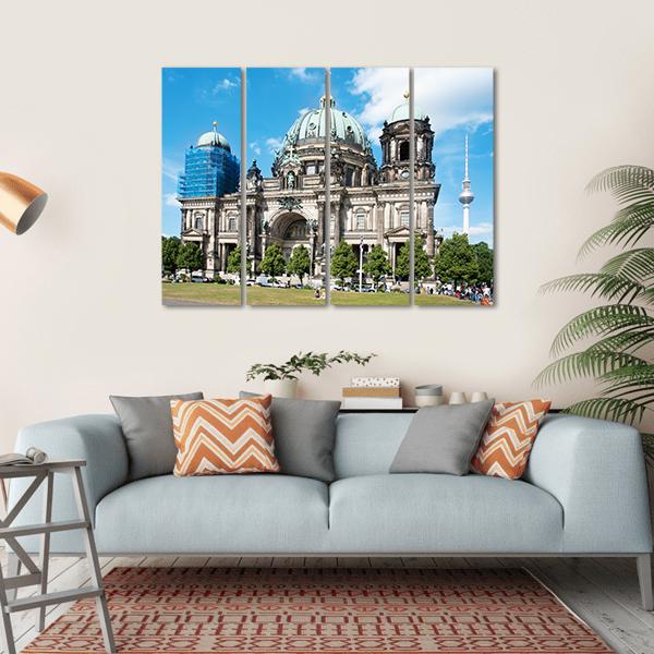 Lustgarten Park In Berlin Germany Canvas Wall Art-4 Horizontal-Gallery Wrap-34&quot; x 24&quot;-Tiaracle