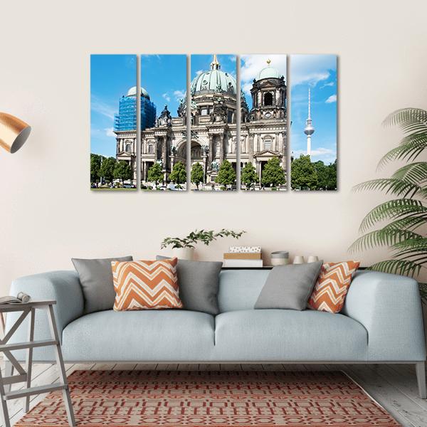 Lustgarten Park In Berlin Germany Canvas Wall Art-5 Horizontal-Gallery Wrap-22" x 12"-Tiaracle