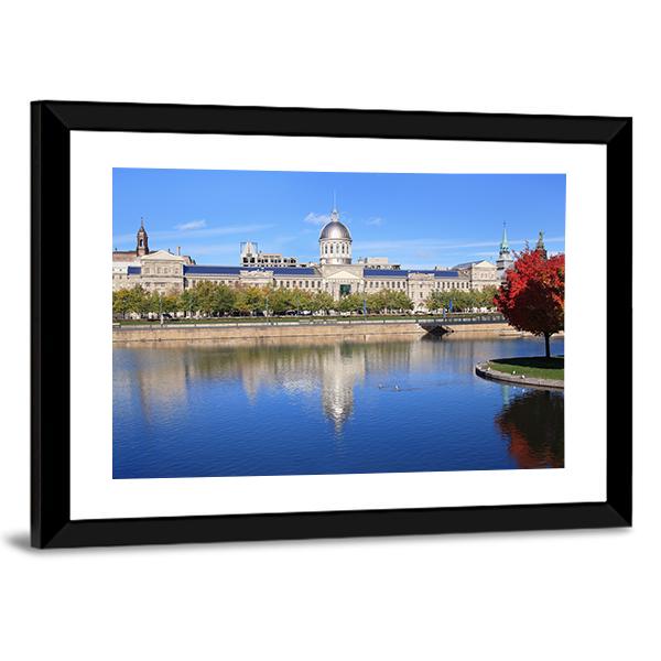 Marche Bonsecours Montreal Canvas Wall Art-3 Horizontal-Gallery Wrap-25" x 16"-Tiaracle