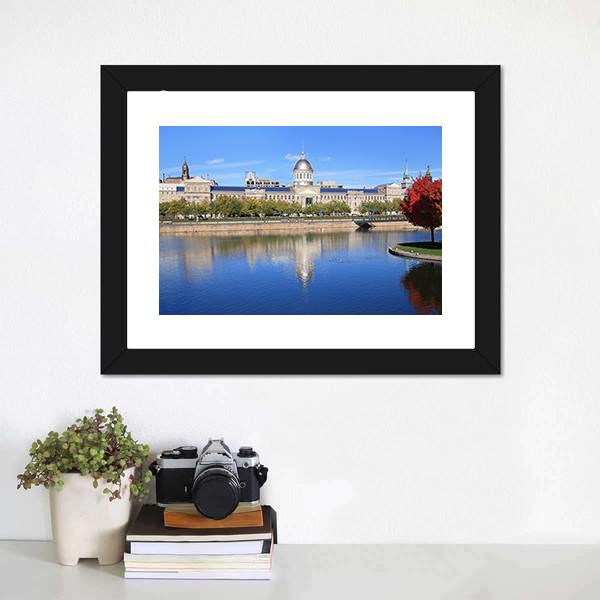 Marche Bonsecours Montreal Canvas Wall Art-3 Horizontal-Gallery Wrap-25" x 16"-Tiaracle