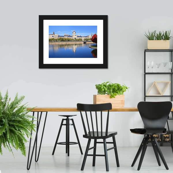 Marche Bonsecours Montreal Canvas Wall Art-3 Horizontal-Gallery Wrap-25" x 16"-Tiaracle