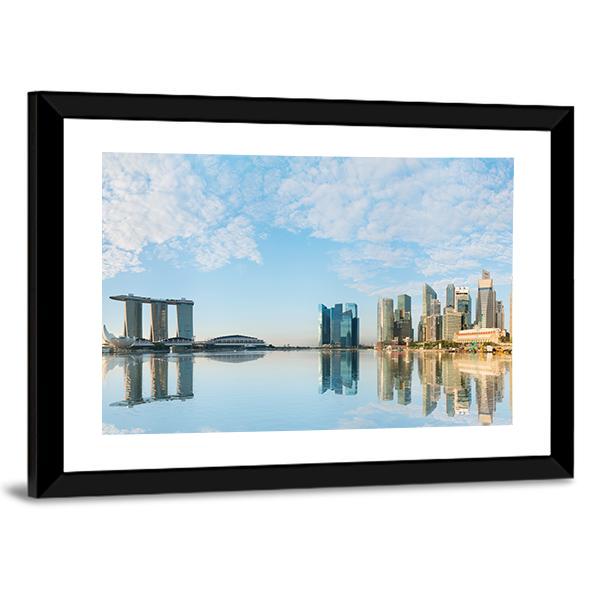 Marina Bay Sands Canvas Wall Art-3 Horizontal-Gallery Wrap-25" x 16"-Tiaracle
