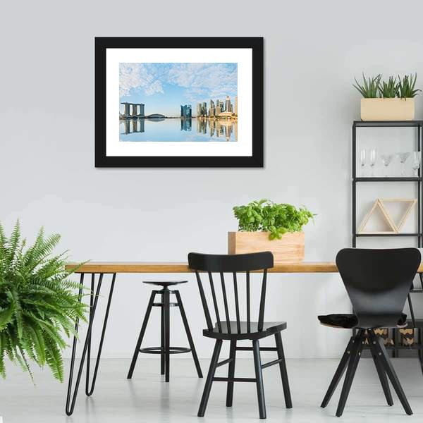 Marina Bay Sands Canvas Wall Art-3 Horizontal-Gallery Wrap-25" x 16"-Tiaracle