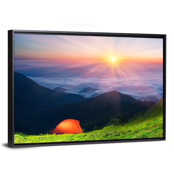 Marmarosh Mountain Ukraine Canvas Wall Art-3 Horizontal-Gallery Wrap-25" x 16"-Tiaracle