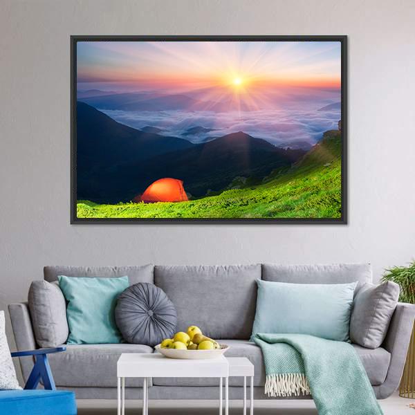 Marmarosh Mountain Ukraine Canvas Wall Art-3 Horizontal-Gallery Wrap-25" x 16"-Tiaracle