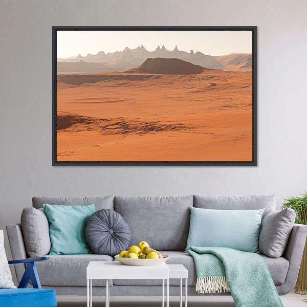 Mars Landscape Canvas Wall Art-3 Horizontal-Gallery Wrap-25" x 16"-Tiaracle