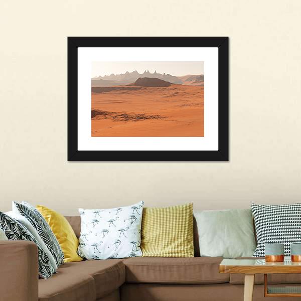 Mars Landscape Canvas Wall Art-3 Horizontal-Gallery Wrap-25" x 16"-Tiaracle