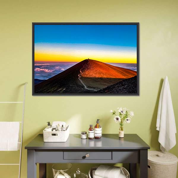 Mauna Kea Hawaii Canvas Wall Art-5 Horizontal-Gallery Wrap-22" x 12"-Tiaracle