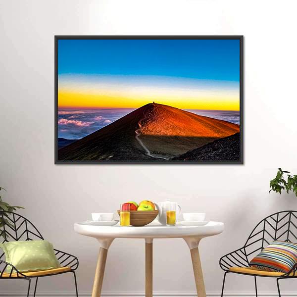 Mauna Kea Hawaii Canvas Wall Art-5 Horizontal-Gallery Wrap-22" x 12"-Tiaracle
