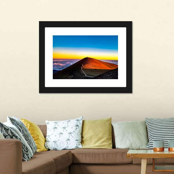 Mauna Kea Hawaii Canvas Wall Art-5 Horizontal-Gallery Wrap-22" x 12"-Tiaracle