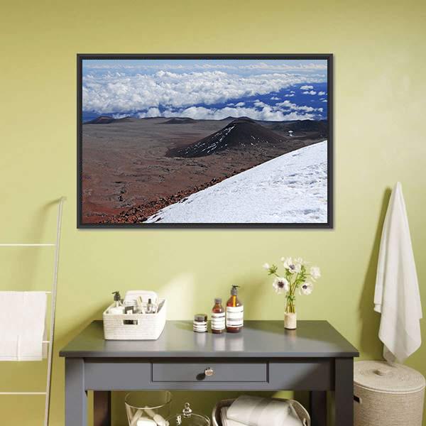 Mauna Kea Volcano Canvas Wall Art-3 Horizontal-Gallery Wrap-25" x 16"-Tiaracle