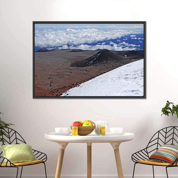 Mauna Kea Volcano Canvas Wall Art-3 Horizontal-Gallery Wrap-25" x 16"-Tiaracle