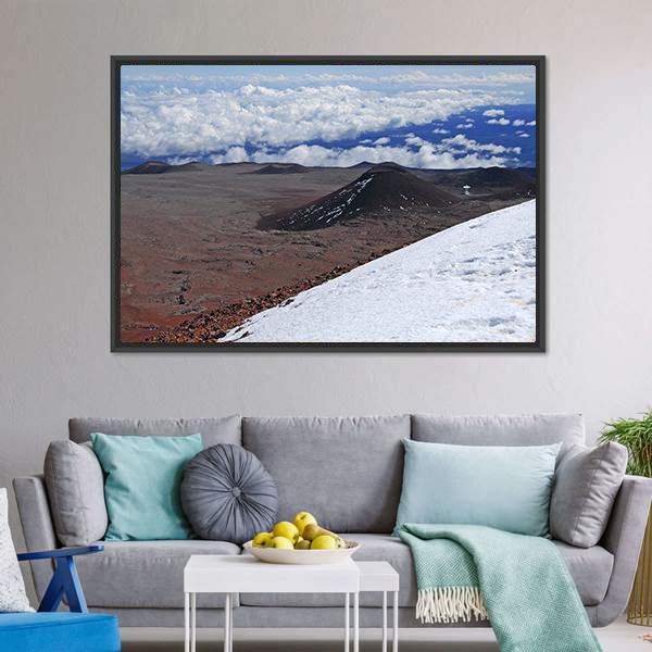 Mauna Kea Volcano Canvas Wall Art-3 Horizontal-Gallery Wrap-25" x 16"-Tiaracle