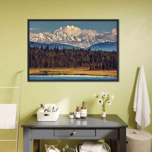 McKinley Peak Canvas Wall Art-5 Horizontal-Gallery Wrap-22" x 12"-Tiaracle
