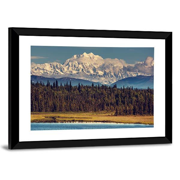 McKinley Peak Canvas Wall Art-5 Horizontal-Gallery Wrap-22" x 12"-Tiaracle