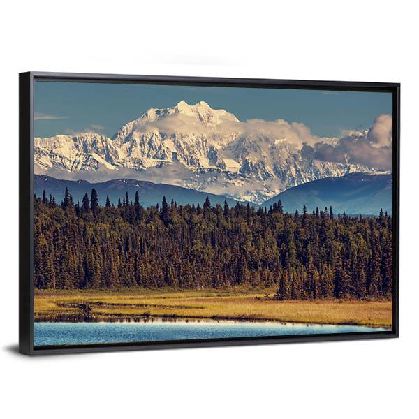 McKinley Peak Canvas Wall Art-5 Horizontal-Gallery Wrap-22" x 12"-Tiaracle