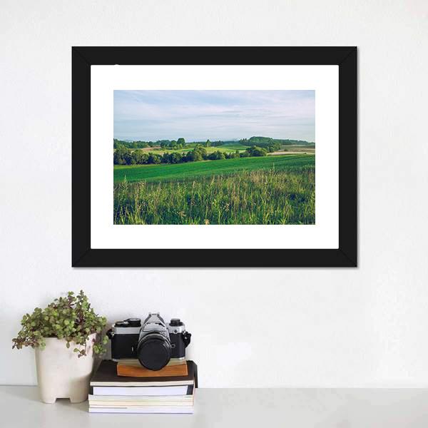 Meadow In Summer Canvas Wall Art-3 Horizontal-Gallery Wrap-25" x 16"-Tiaracle