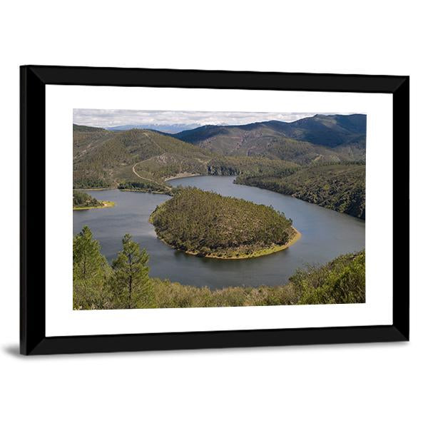 Meandro Del Melero Spain Canvas Wall Art-1 Piece-Framed Print-20" x 16"-Tiaracle