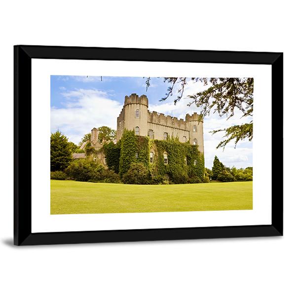 Medieval Irish Castle Canvas Wall Art-1 Piece-Framed Print-20" x 16"-Tiaracle