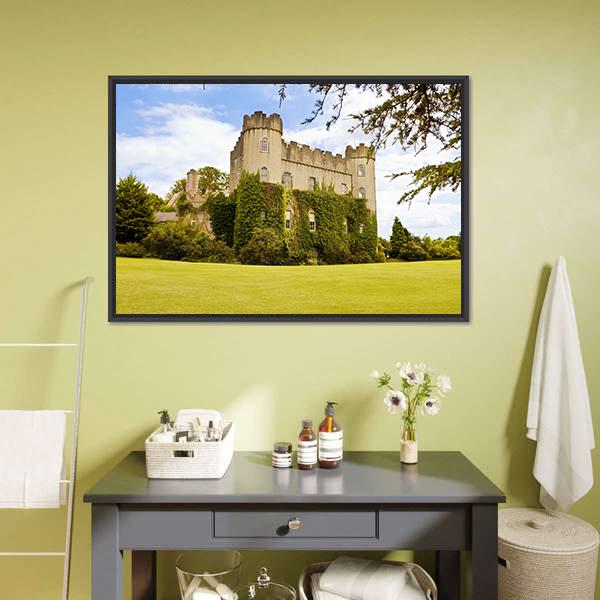 Medieval Irish Castle Canvas Wall Art-5 Horizontal-Gallery Wrap-22" x 12"-Tiaracle