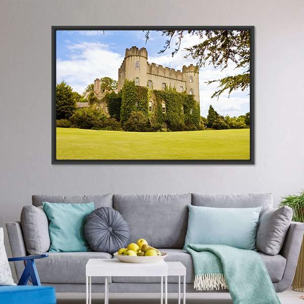 Medieval Irish Castle Canvas Wall Art-5 Horizontal-Gallery Wrap-22" x 12"-Tiaracle