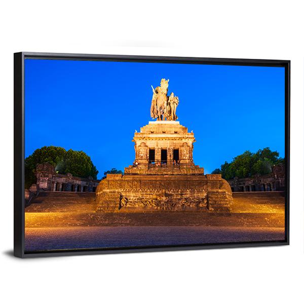 Memorial Of German Unity Canvas Wall Art-1 Piece-Floating Frame-24" x 16"-Tiaracle