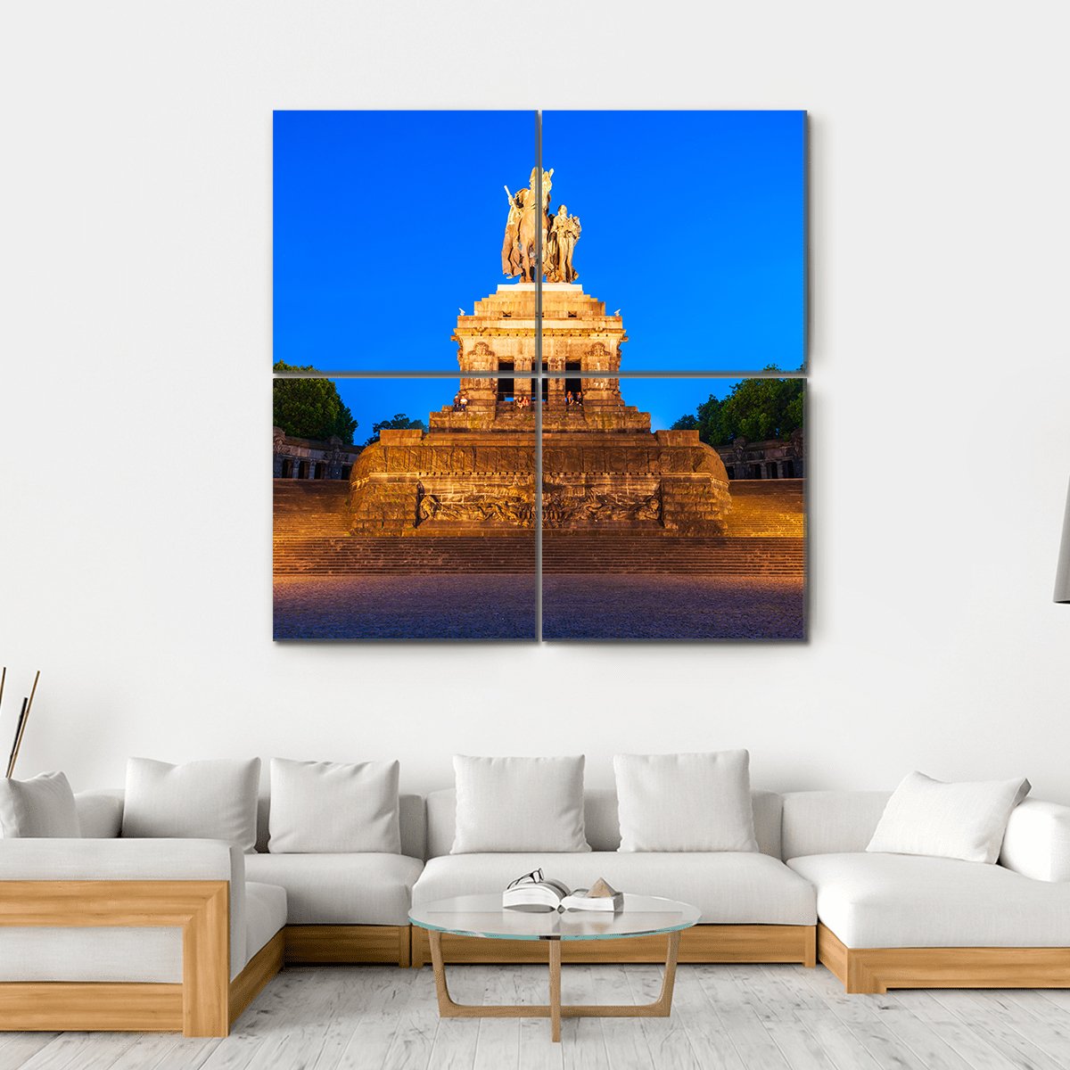 Memorial Of German Unity Canvas Wall Art-4 Square-Gallery Wrap-17" x 17"-Tiaracle