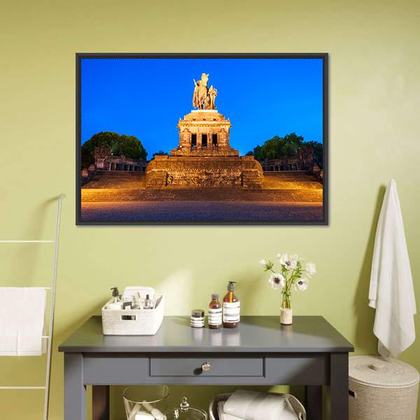 Memorial Of German Unity Canvas Wall Art-3 Horizontal-Gallery Wrap-25" x 16"-Tiaracle