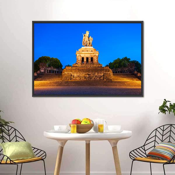 Memorial Of German Unity Canvas Wall Art-3 Horizontal-Gallery Wrap-25" x 16"-Tiaracle