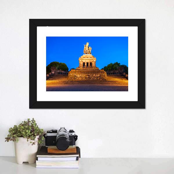 Memorial Of German Unity Canvas Wall Art-3 Horizontal-Gallery Wrap-25" x 16"-Tiaracle