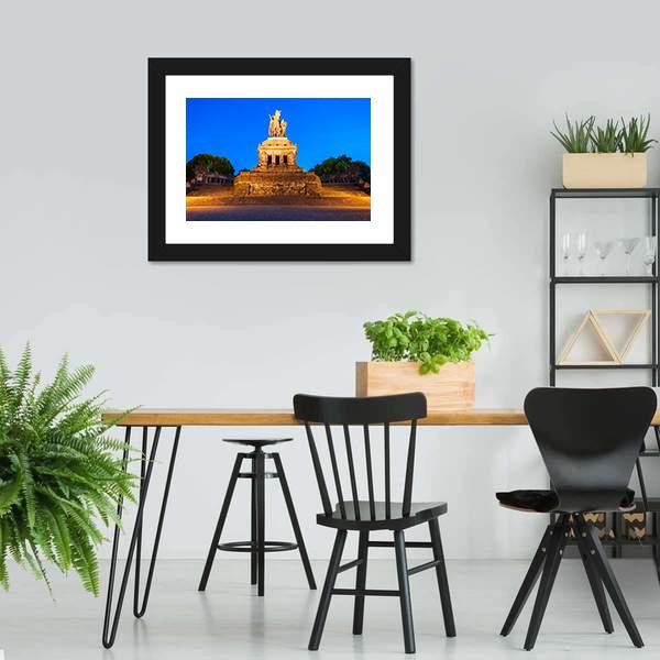 Memorial Of German Unity Canvas Wall Art-3 Horizontal-Gallery Wrap-25" x 16"-Tiaracle