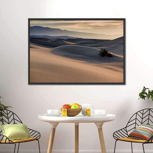 Mesquite Flat Sand Dunes Canvas Wall Art-3 Horizontal-Gallery Wrap-25" x 16"-Tiaracle