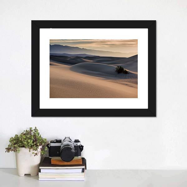 Mesquite Flat Sand Dunes Canvas Wall Art-3 Horizontal-Gallery Wrap-25" x 16"-Tiaracle