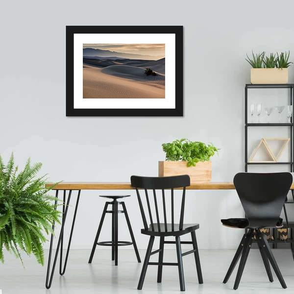 Mesquite Flat Sand Dunes Canvas Wall Art-3 Horizontal-Gallery Wrap-25" x 16"-Tiaracle